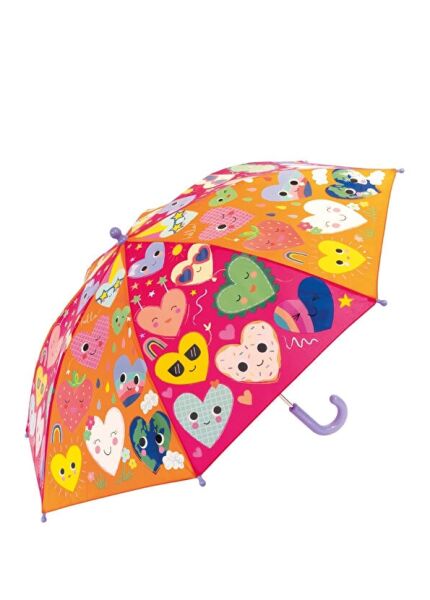 FLOSS&ROCK  Hearts Renk Değiştiren Çocuk Şemsiye