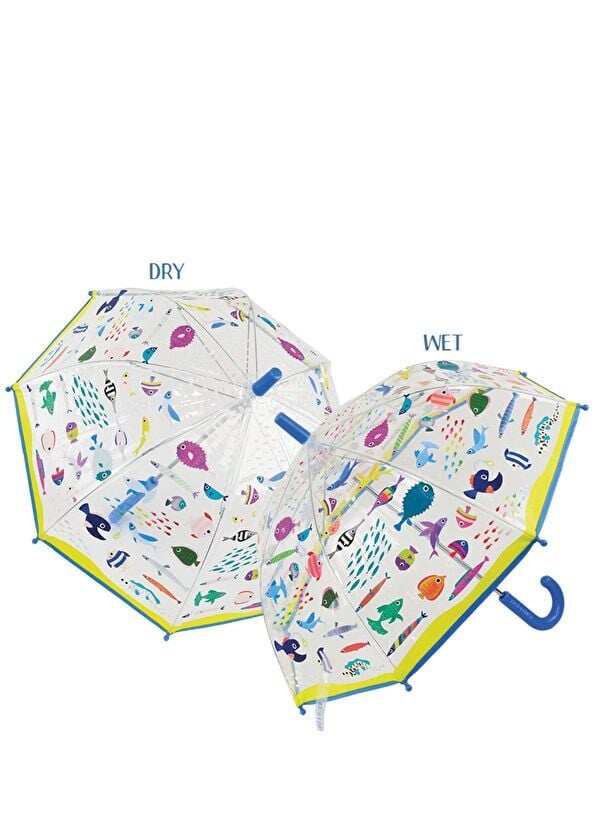 FLOSS&ROCK Ocean Clear Renk Değiştiren Çocuk Şemsiye