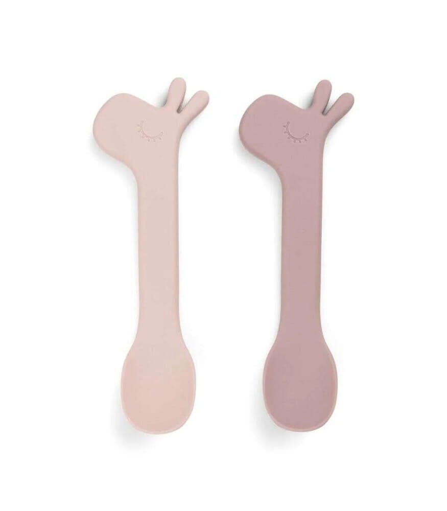 Done by Deer - Lalee - 2'li Silikon Kaşık Seti - Pembe