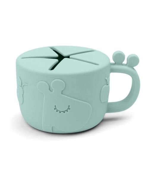 Done by Deer Dökülmeyen Silikon Atıştırma Kabı // Raffi - Mavi