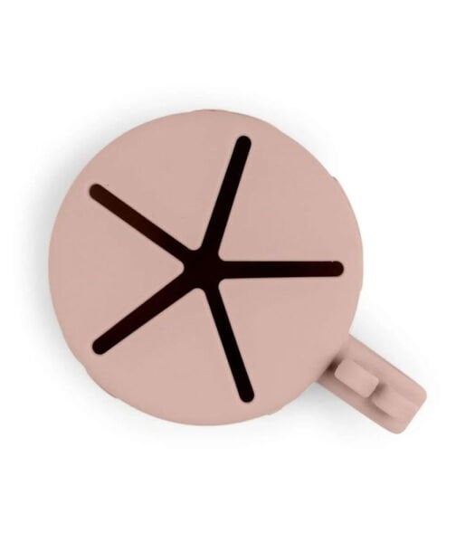 Done by Deer Dökülmeyen Silikon Atıştırma Kabı // Raffi - Pembe