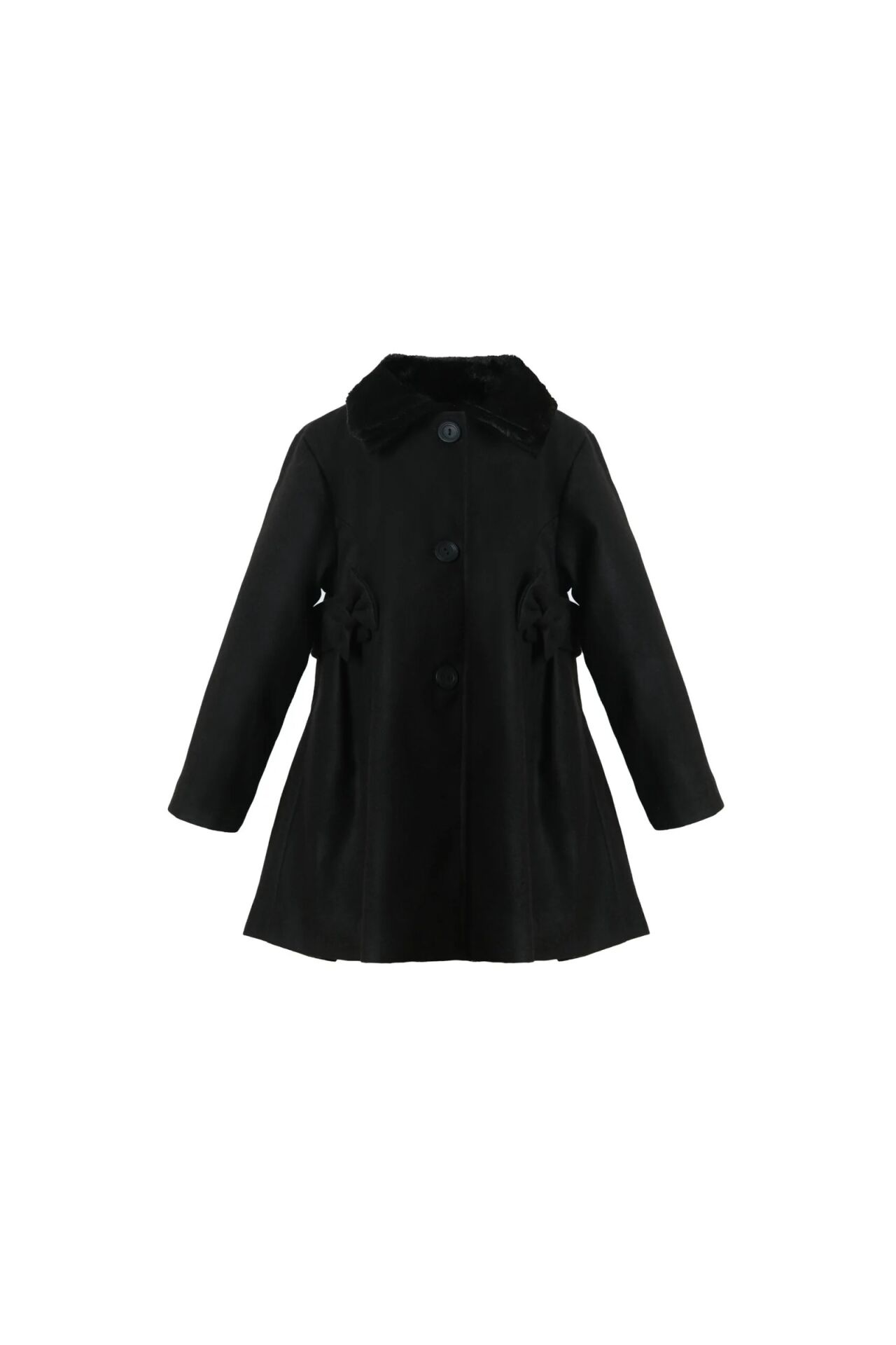 MON ICONE Black Mon Coat Kaban