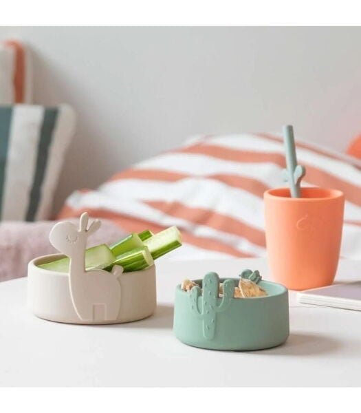 Done by Deer Silikon Kase Set (2 Adet) // Lalee - Bej & Yeşil