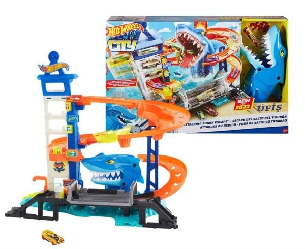 Hot Wheels City Köpek Balığından Kaçış HDP06