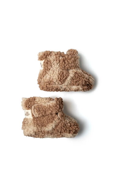 Miela Kids Peluş Patik Leopar