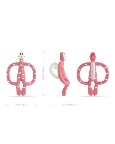 Matchstick Monkey Silikon Diş Kaşıyıcı Heart