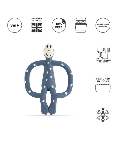 Matchstick Monkey Silikon Diş Kaşıyıcı Star