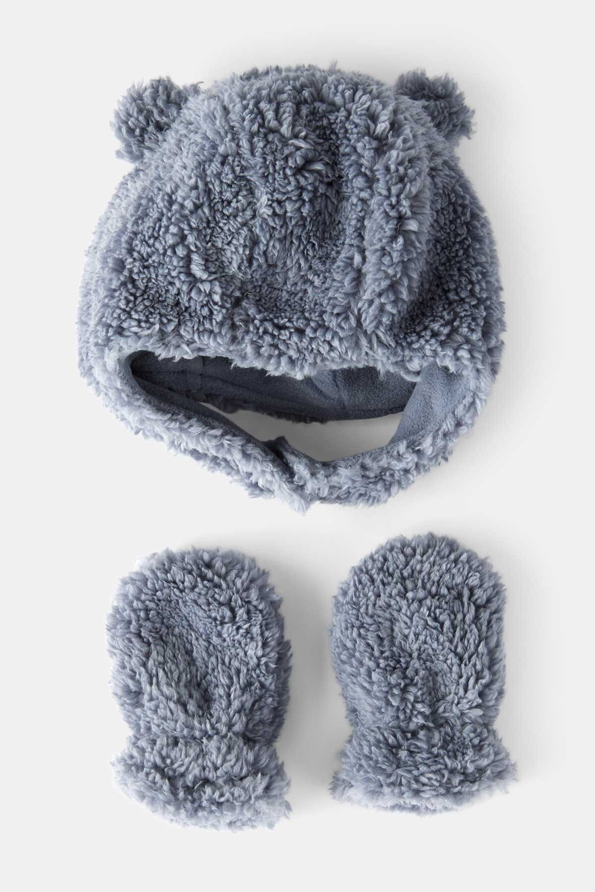 CARTER'S Erkek Bebek Mavi Bere Eldiven