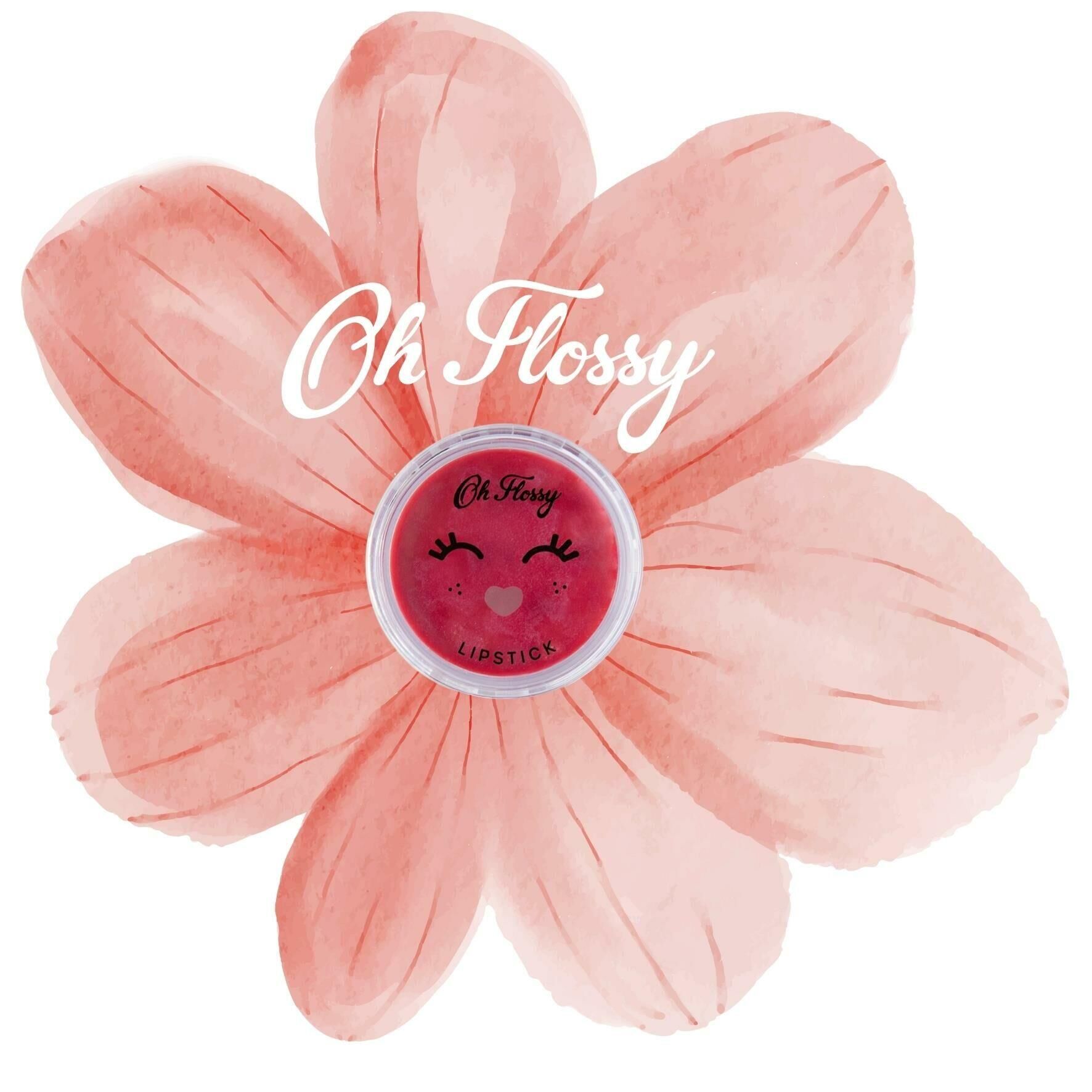 Oh Flossy Çocuk Renkli Doğal Ruj /Flower