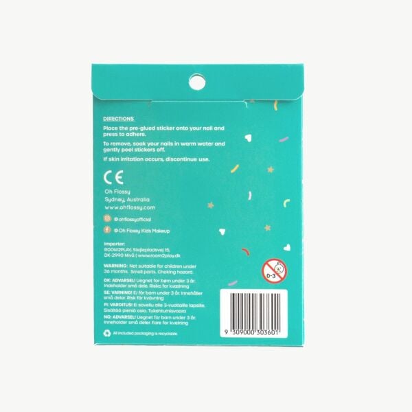 Oh Flossy Çocuk Doğal Tırnak Sticker/ Under The Sea