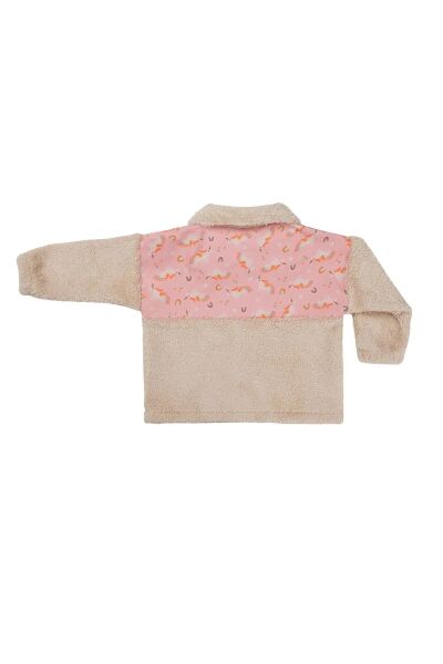 Miela Kids Unicorn Teddy Ceket - Somon