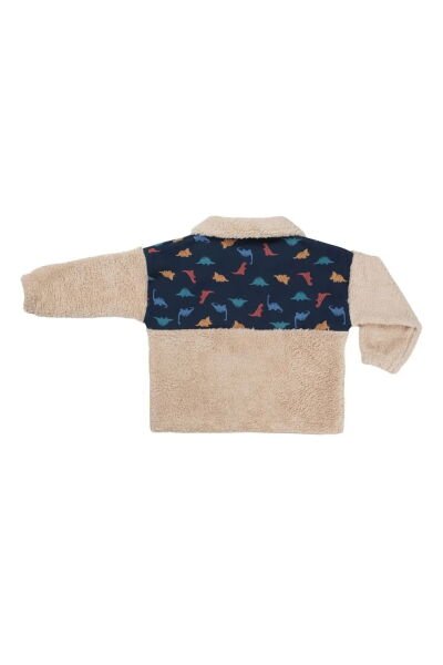 Miela Kids Dinoland Teddy Ceket - Lacivert