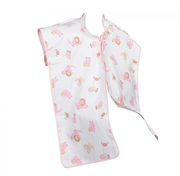 Sema Baby Çok Amaçlı Emzirme Örtüsü - Pembe Fil
