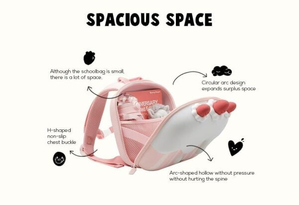 ZOYZOII Delicious Serisi Sırt Çantası/ Cream Cake