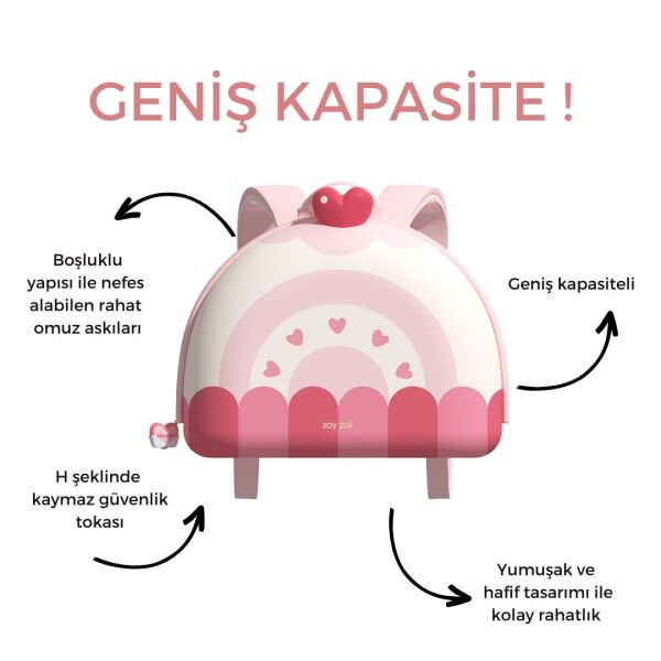 ZOYZOII Dream Serisi Sırt Çantası / Rall Cake