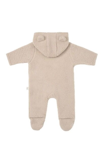 Miela Kids Ayı Kulaklı Kapüşonlu Peluş Tulum