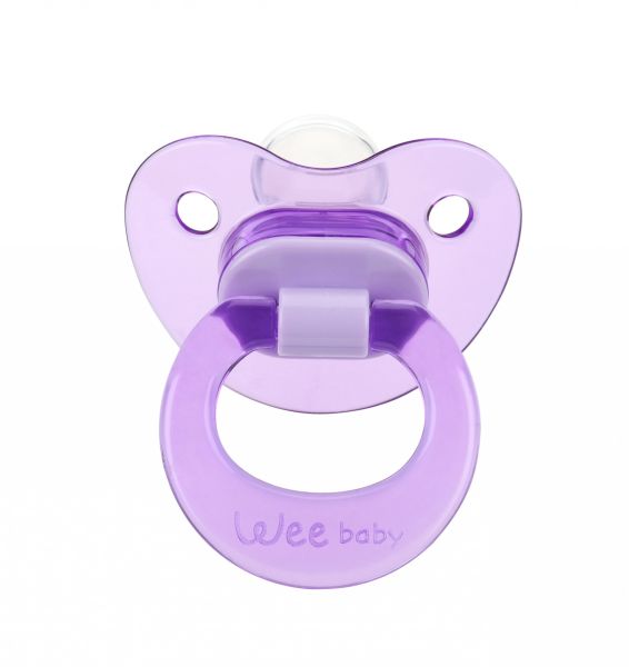 Wee Baby Akide Silikon Damaklı Emzik No:1 (Askılı)