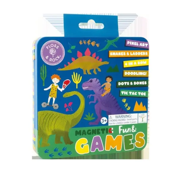 FLOSS&ROCK Mıknatıslı Kutu Oyunları / Dino
