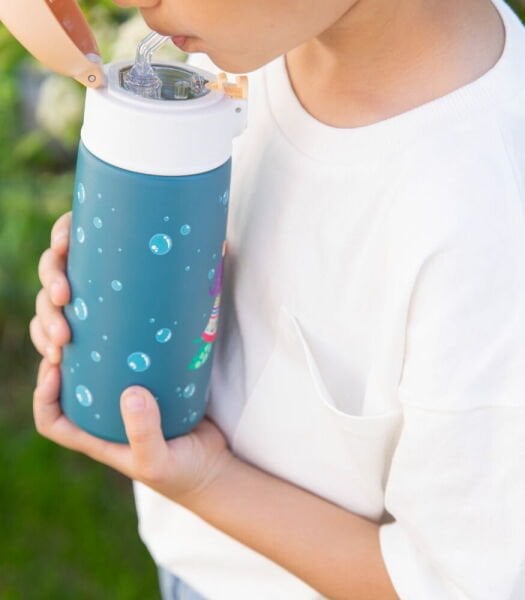SipnJoy Sipnjoy SipSquad Çocuk Su Termosu (480 ml) // Turtle Voyage