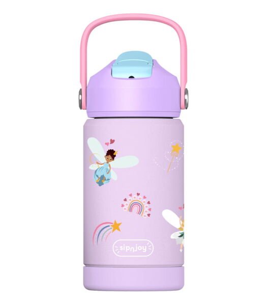SipnJoy FlipSip Çocuk Su Termosu (360 ml) // Fairy Sparkle