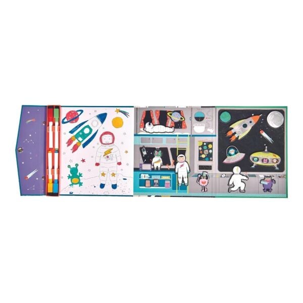 FLOSS&ROCK Mıknatıslı Çoklu Oyun Seti / Space