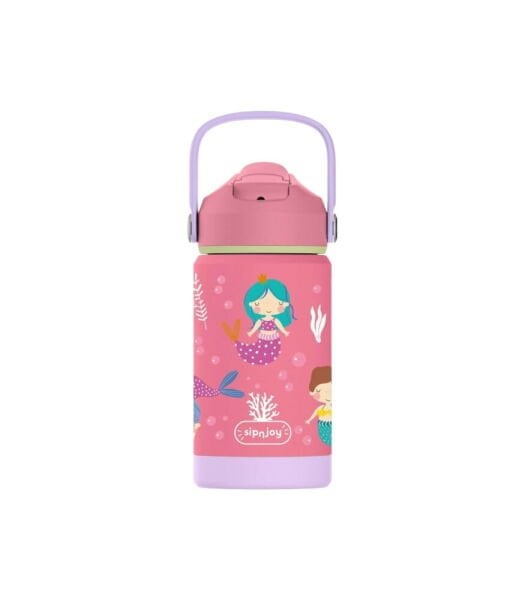 SipnJoy FlipSip Çocuk Su Termosu (360 ml) // Mermaid Dream