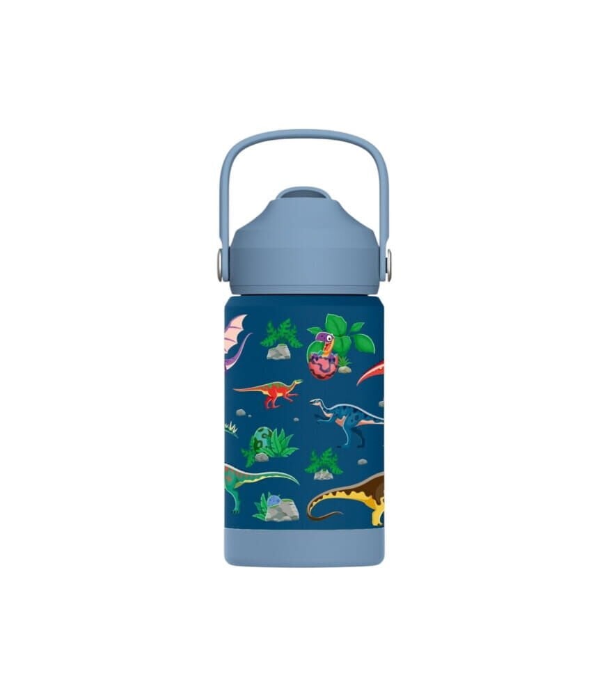 SipnJoy FlipSip Çocuk Su Termosu (360 ml) // Dino Roar