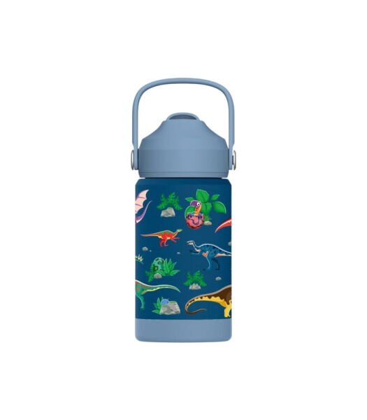 SipnJoy FlipSip Çocuk Su Termosu (360 ml) // Dino Roar
