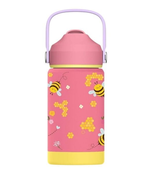 SipnJou FlipSip Çocuk Su Termosu (360 ml) // Bee Honey