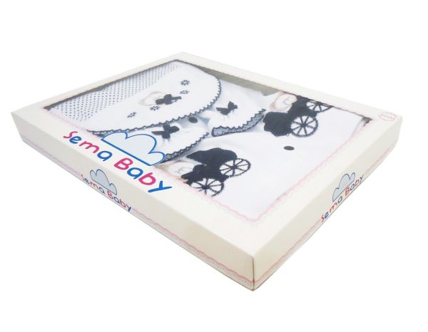 Sema Baby 5'li Premature Puanlı Set - Mavi