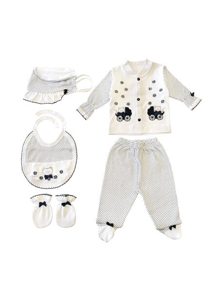 Sema Baby 5'li Premature Puanlı Set - Mavi