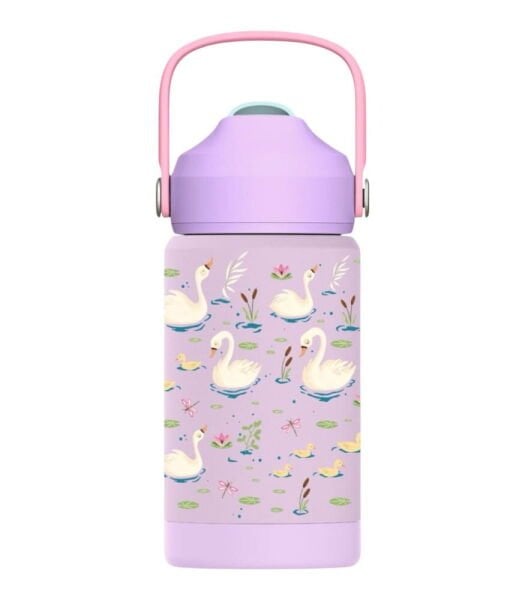 SipnJoy FlipSip Çocuk Su Termosu (360 ml) // Swan Harmony