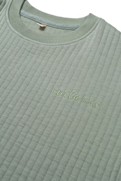 Miela Kids Kapitone Sweatshirt Mint
