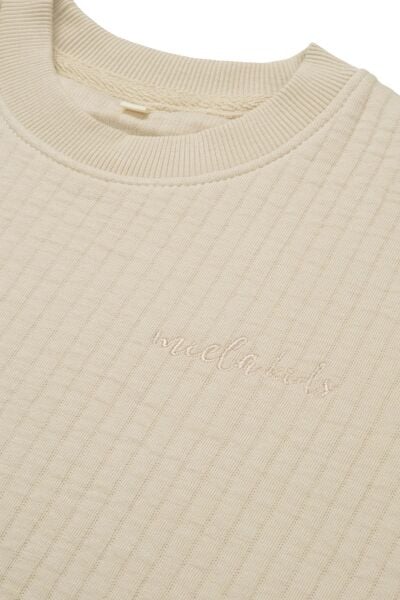 Miela Kids Kapitone Sweatshirt Bej