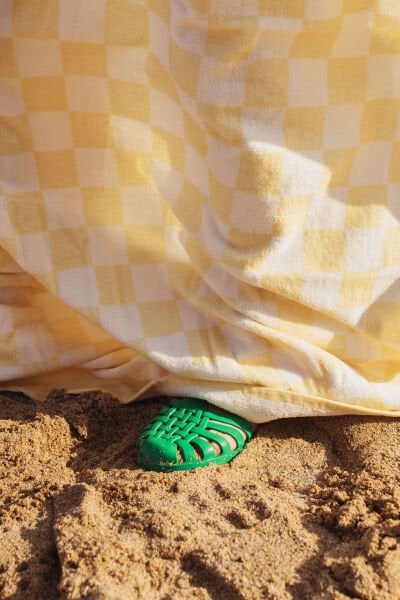 Jera Mini Vague Jaune Beach Towel