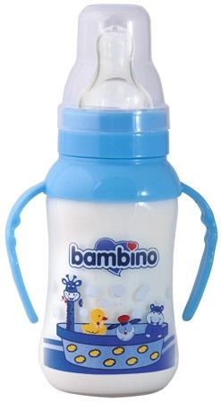 Bambino Geniş Ağızlı Kulplu No:1 Biberon 250 Ml.