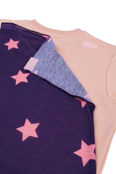 Miela Kids Pelerin Detaylı Sweatshirt - Somon