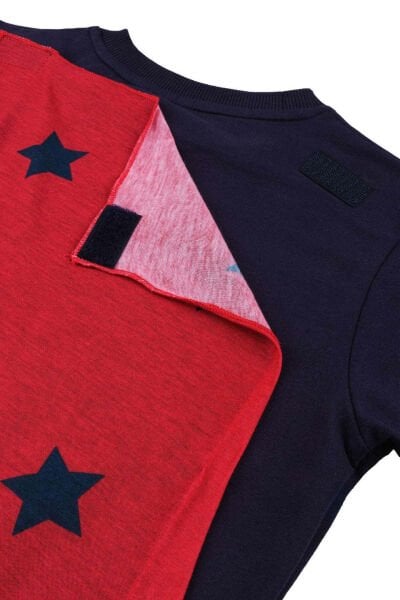 Miela Kids Pelerin Detaylı Sweatshirt -  Gece Mavisi