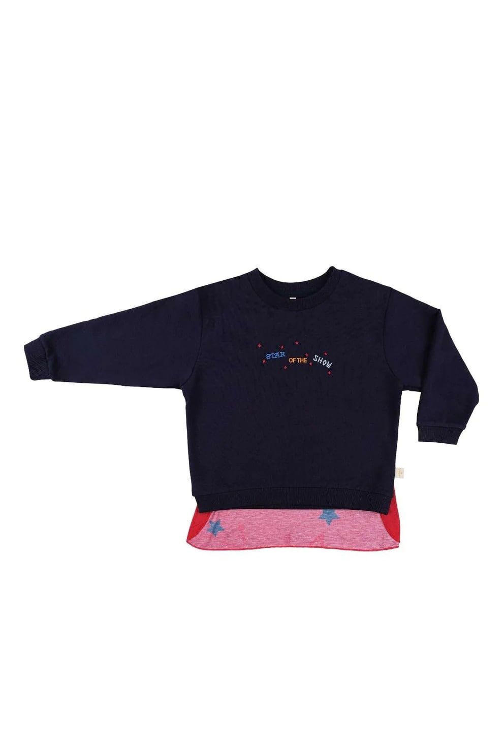 Miela Kids Pelerin Detaylı Sweatshirt -  Gece Mavisi