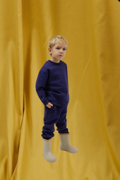 Miela Kids Kapitone Jogger Pantolon Gece Mavisi