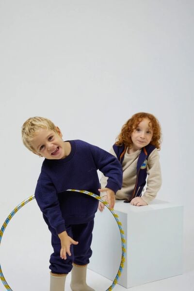 Miela Kids Kapitone Jogger Pantolon Gece Mavisi