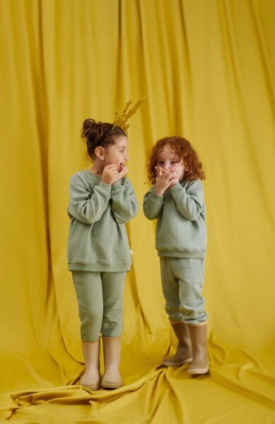 Miela Kids Kapitone Jogger Pantolon Mint