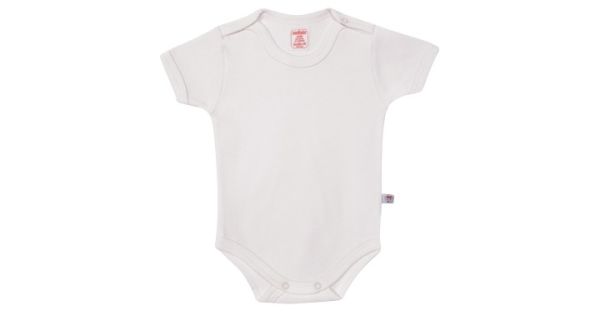 Sevi Bebe Şardonlu Yarım Kollu Body - Krem 6 Ay