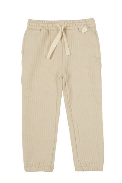 Miela Kids Kapitone Jogger Pantolon Bej