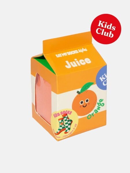 Eat My Socks Juice Orange 5-10 Yaş Çocuk Çorap