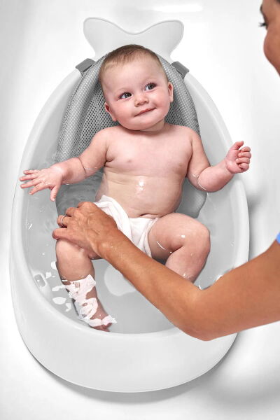 Skıp Hop Moby 3'ü 1 Arada Akıllı Küvet Beyaz