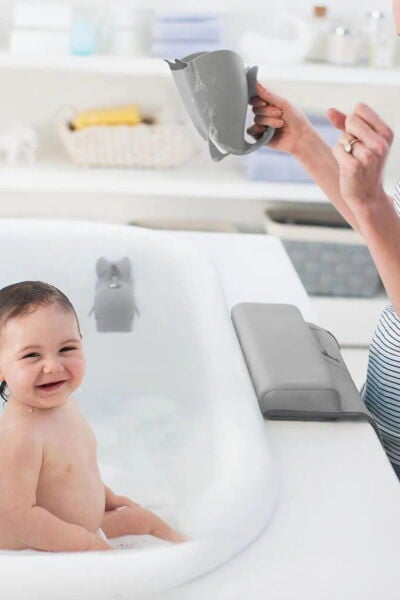 Skıp Hop Moby Bebek Yıkama Seti Gri 4'lü set