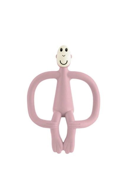 Matchstick Monkey Monkey  Silikon Diş Kaşıyıcı Pembe