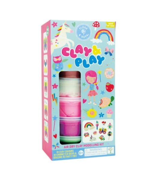 FLOSS&ROCK Clay And Play Rainbow Fairy Hava İle Kuruyan Kil Seti