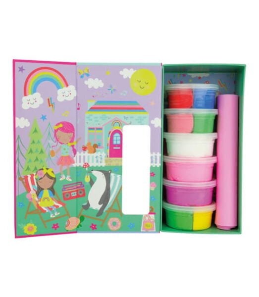 FLOSS&ROCK Clay And Play Rainbow Fairy Hava İle Kuruyan Kil Seti
